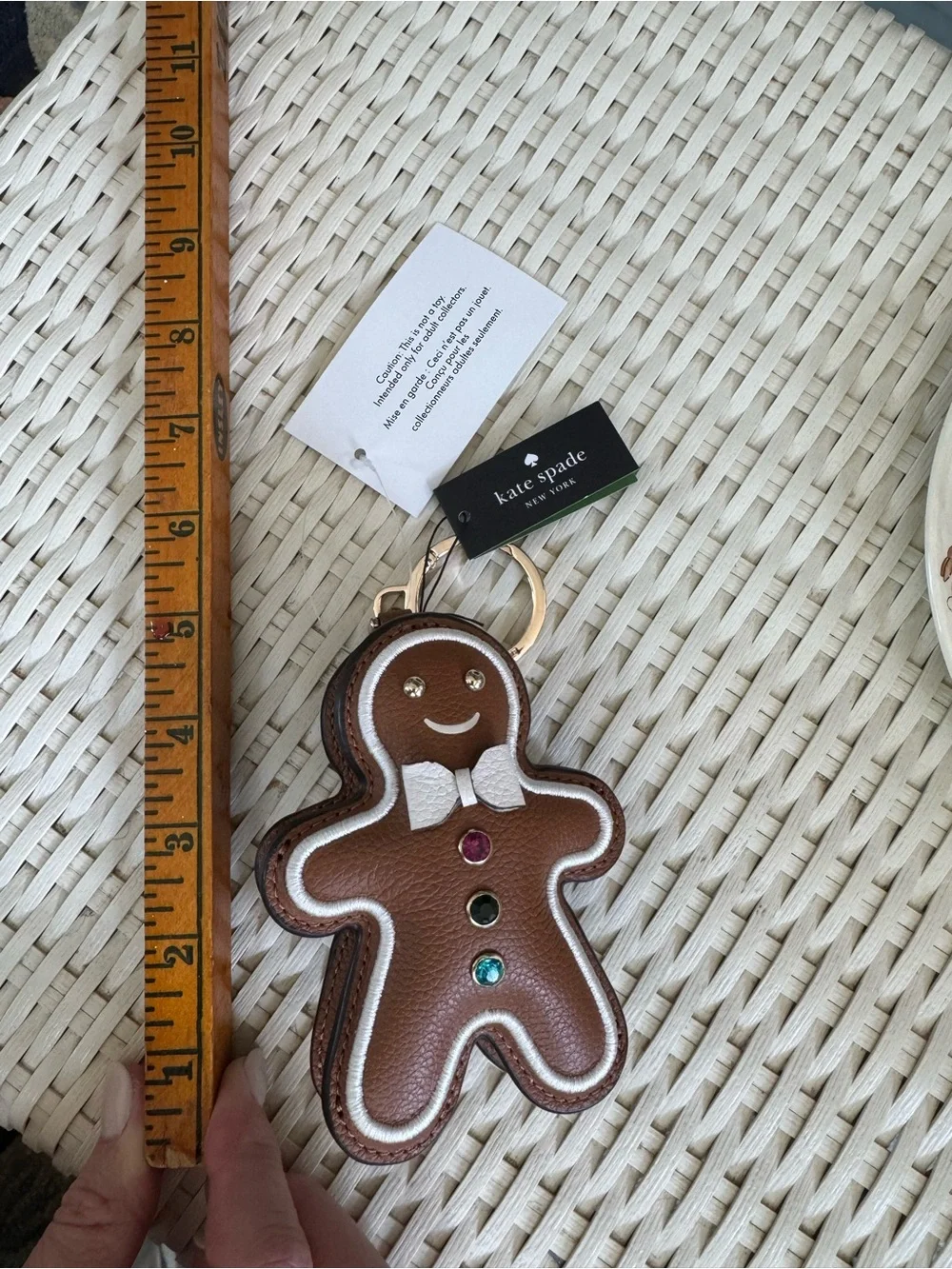 kate spade new york Gingerbread Women's Key Chain, K9269 NWT - Picture 2 of 4